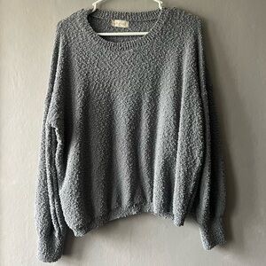 Altar’d State Grey Crewneck Lightweight Sweater Size M/L